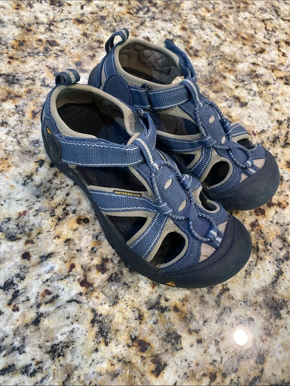 Keen Kids Navy and Gray Waterproof Sport Sandals